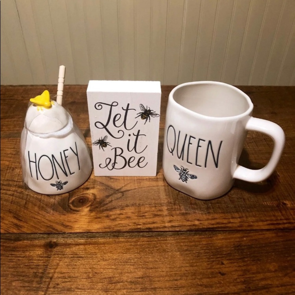 Rae Dunn Queen Bee Set
